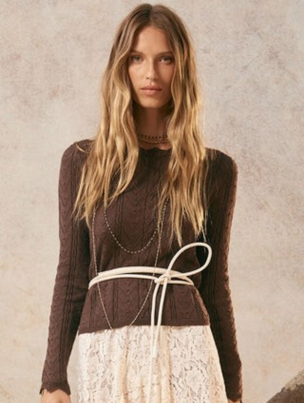 Spell Lou Lou Knit Sweater Size M